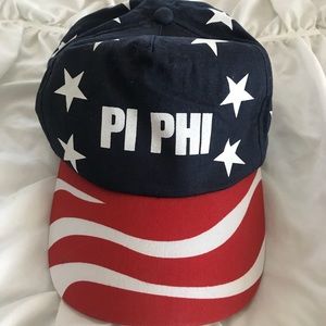 Pi Phi Patriotic Hat